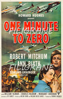 ONE MINUTE to ZéRO FILM Rhco-POSTER/REPRODUCTION d1 AFFICHE VINTAGE