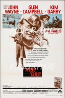 TRUE GRIT FILM Rgto-POSTER/REPRODUCTION d1 AFFICHE VINTAGE