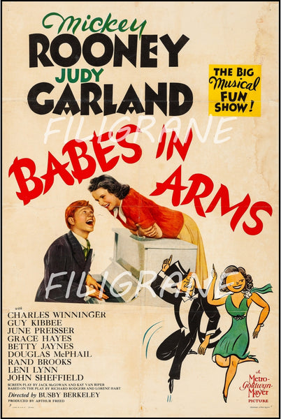 BABES in ARMS FILM Rpzc-POSTER/REPRODUCTION d1 AFFICHE VINTAGE