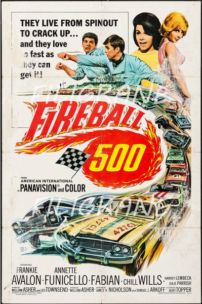 FIREBALL 500 FILM Rgqy-POSTER/REPRODUCTION d1 AFFICHE VINTAGE