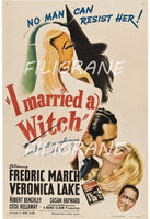 I MARRIED a WITCH FILM Rryu-POSTER/REPRODUCTION d1 AFFICHE VINTAGE