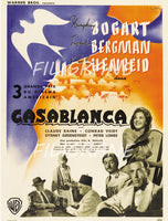CASABLANCA FILM Rtfd-POSTER/REPRODUCTION d1 AFFICHE VINTAGE