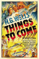 THINGS TO COME FILM Rrfv-POSTER/REPRODUCTION d1 AFFICHE VINTAGE