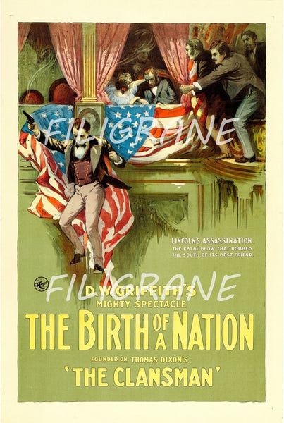 CINéMA THE BIRTH of the NATION Rmek-POSTER/REPRODUCTION d1 AFFICHE VINTAGE