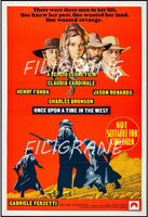 CINéMA ONCE UPON a TIME in WEST Rffw-POSTER/REPRODUCTION d1 AFFICHE VINTAGE