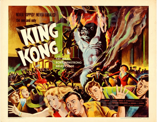 KING KONG FILM Reop-POSTER/REPRODUCTION d1 AFFICHE VINTAGE