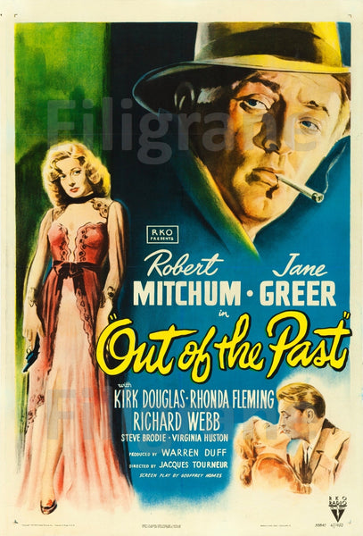 OUT of the PAST FILM Rank-POSTER/REPRODUCTION d1 AFFICHE VINTAGE