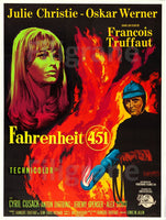 FAHRENHEIT 451 FILM Rtif-POSTER/REPRODUCTION d1 AFFICHE VINTAGE