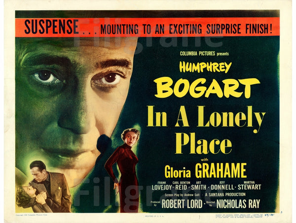 IN A LONELY PLACE FILM Rocq-POSTER/REPRODUCTION d1 AFFICHE VINTAGE