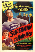 CINéMA SUPERMAN and the MOLE MEN Resw-POSTER/REPRODUCTION d1 AFFICHE VINTAGE