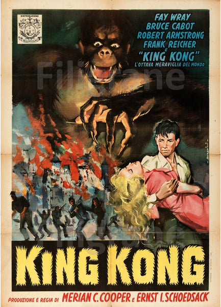 KING KONG FILM Rqvv-POSTER/REPRODUCTION d1 AFFICHE VINTAGE