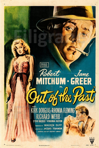 OUT of the PAST FILM Rviz-POSTER/REPRODUCTION d1 AFFICHE VINTAGE