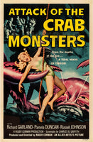 ATTACK of CRAB MONSTERS FILM Rvtr POSTER/REPRODUCTION  d1 AFFICHE VINTAGE