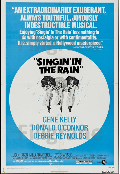 FILM SINGIN' in the RAIN Rjgn-POSTER/REPRODUCTION d1 AFFICHE VINTAGE