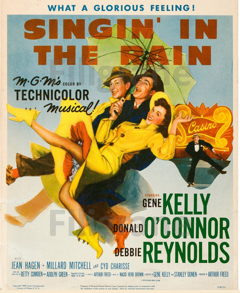 FILM SINGIN' in the RAIN Rkab-POSTER/REPRODUCTION d1 AFFICHE VINTAGE