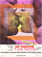 Un HOMME et une FEMME FILM Rhga-POSTER/REPRODUCTION d1 AFFICHE VINTAGE
