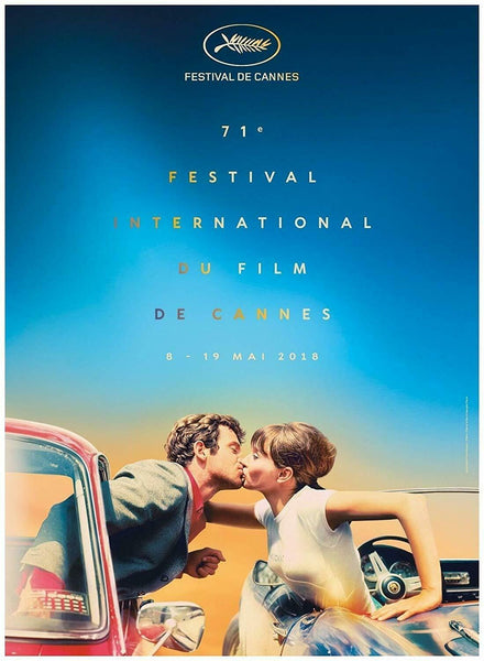 Festival de Cannes 2018 BELMONDO/Anna KARINA - Belle Affiche Officielle Originale 60x80cm Neuve